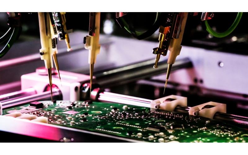 PCBA加工中飛針測(cè)試和測(cè)試架有什么區(qū)別？我們?cè)撊绾芜x擇？